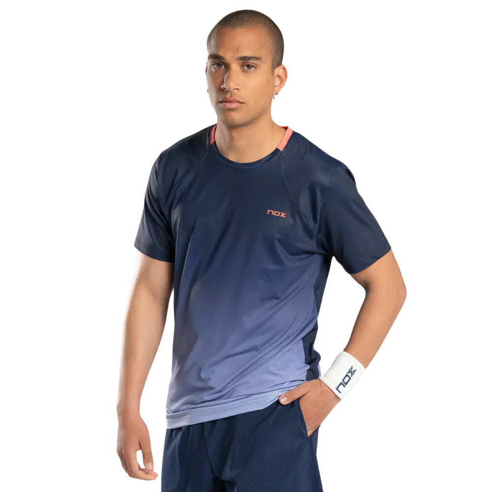 NOX T-Shirt Pro Fit – Gradient Naval Blue