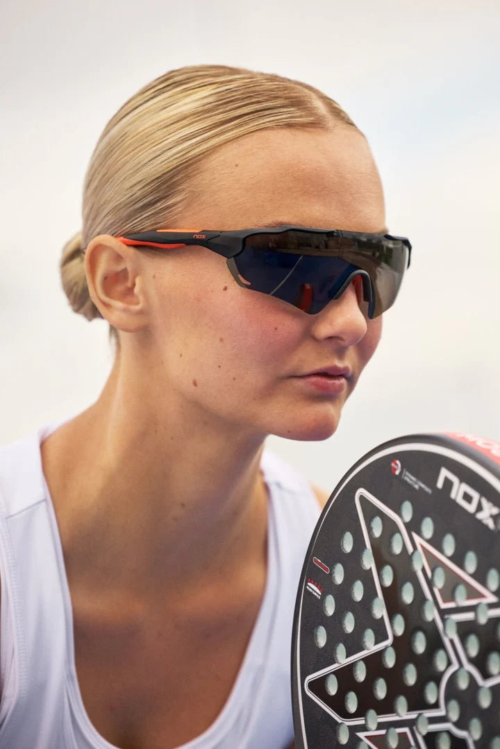 NOX/MO COPPI Nerbo Sports Glasses Black/Red