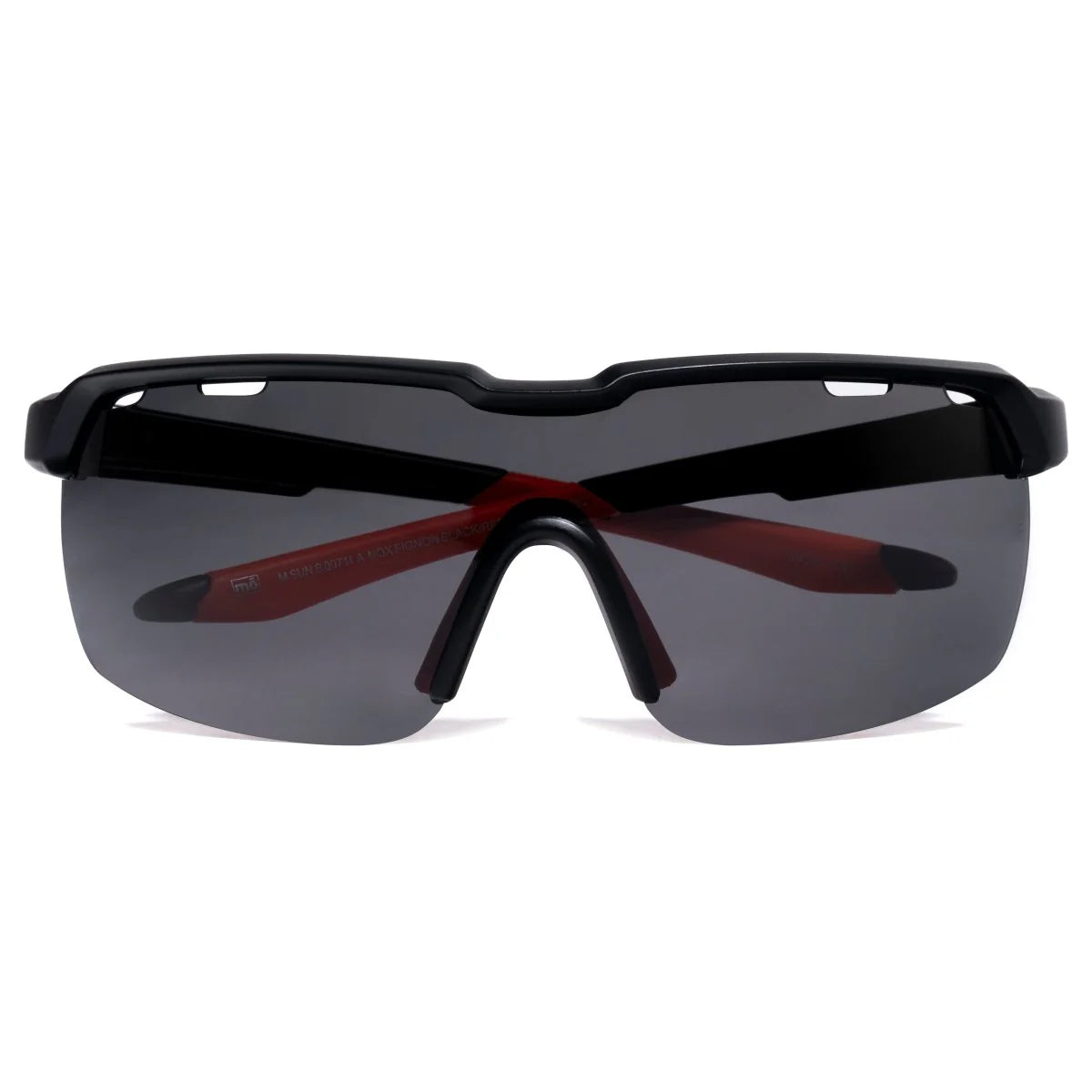 NOX/MO FIGNON Tempo Black/Red Sports Glasses