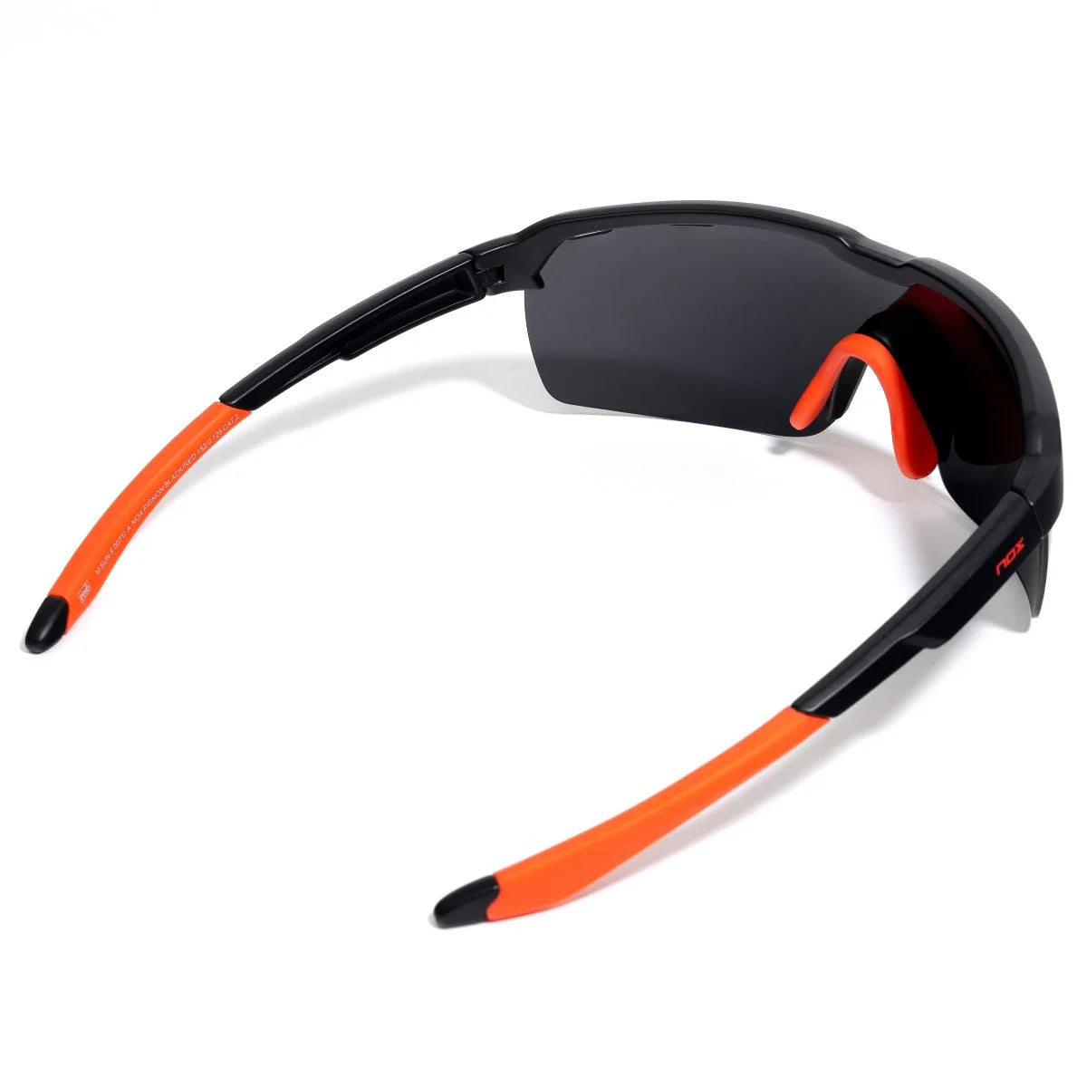 NOX/MO FIGNON Tempo Black/Red Sports Glasses
