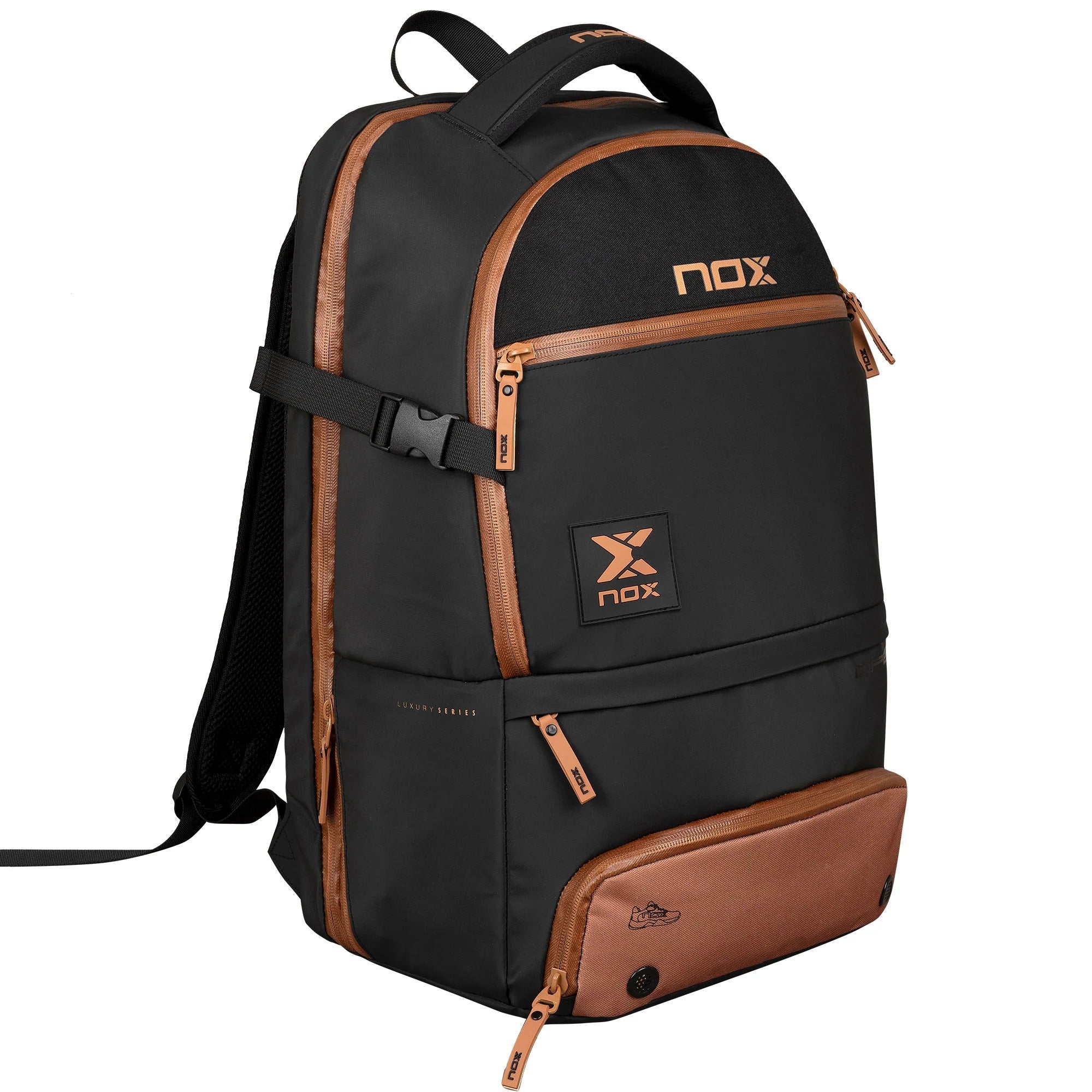 LUXURY OPEN SERIES backpack black/brown