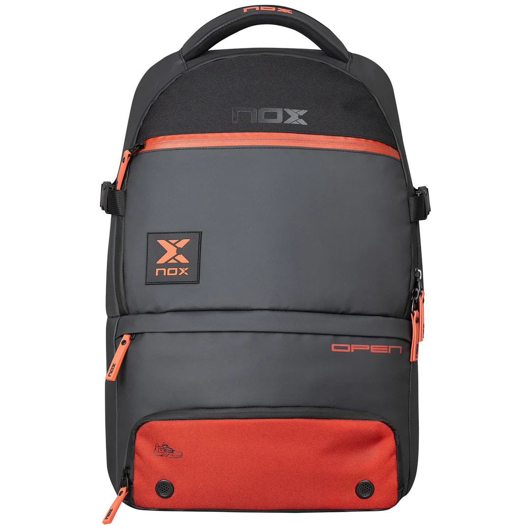 LUXURY OPEN SERIES black/red backpack