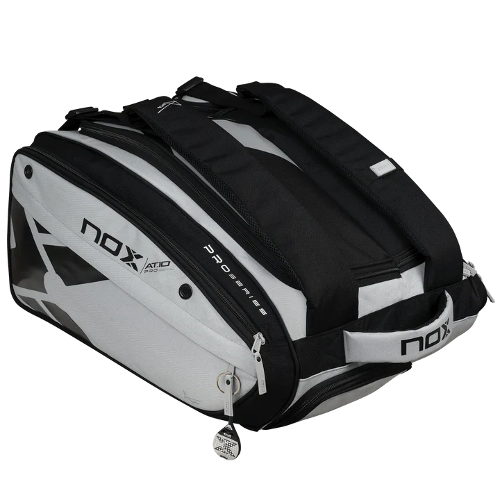 AT10 Competition XL Compact Padel Bag in Grey/Black.