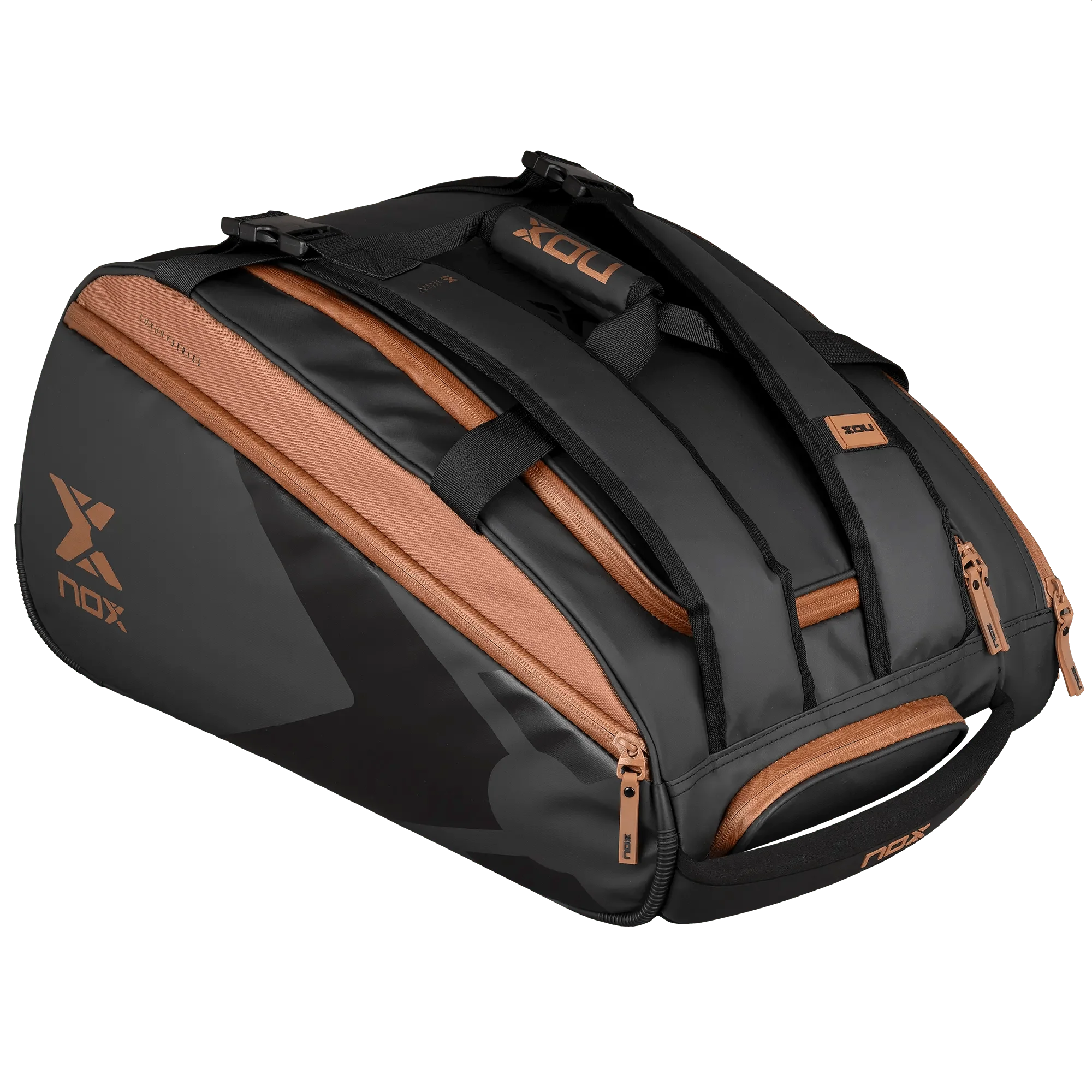 LUXURY OPEN SERIES black/brown padel rack – V Sports