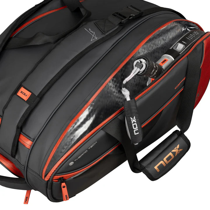 LUXURY OPEN SERIES PADEL BAG BLACK/RED