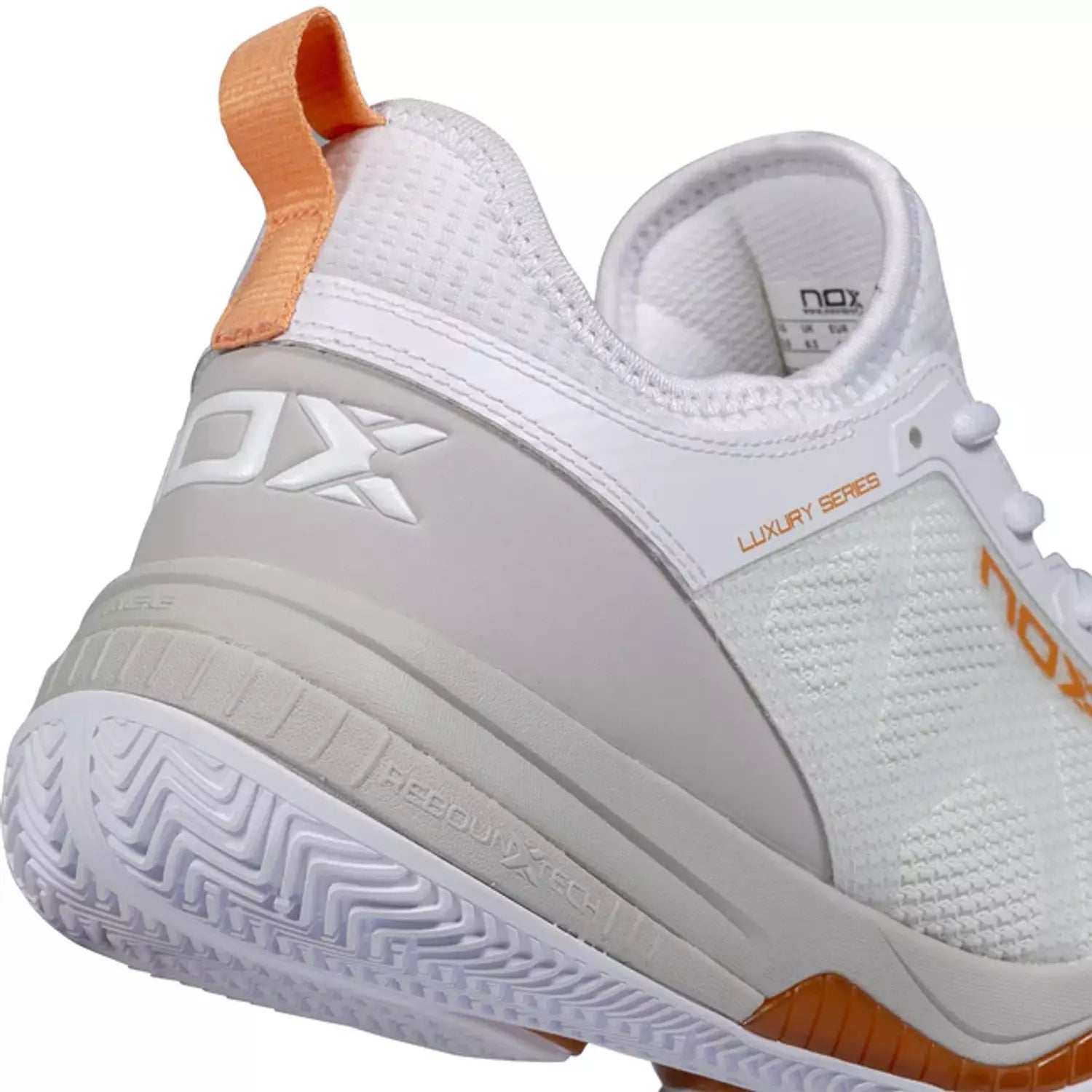 Nox Padel Shoes Lux NERBO white/Coral