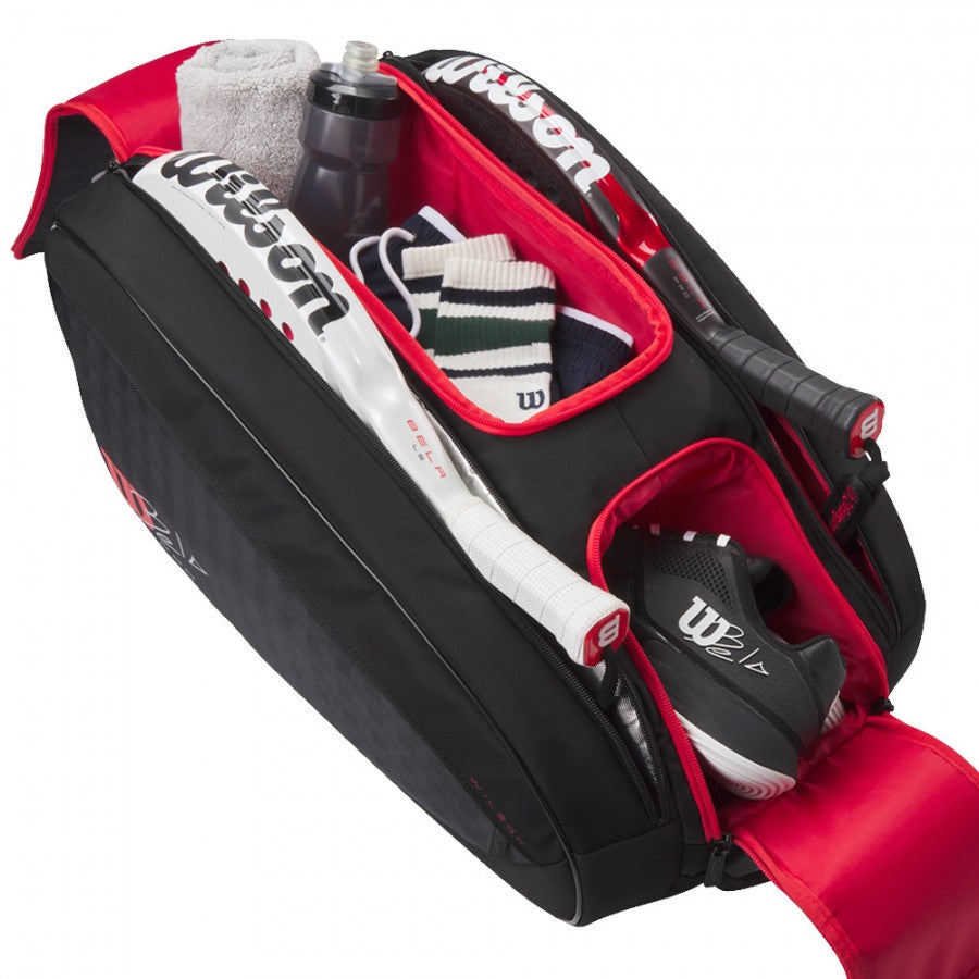 Wilson Bela V3 Padel Bag - Black/Red 2025