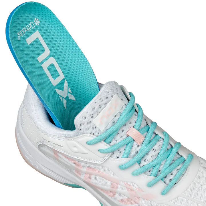 Padel shoes AT10 LUX White/Potpurri