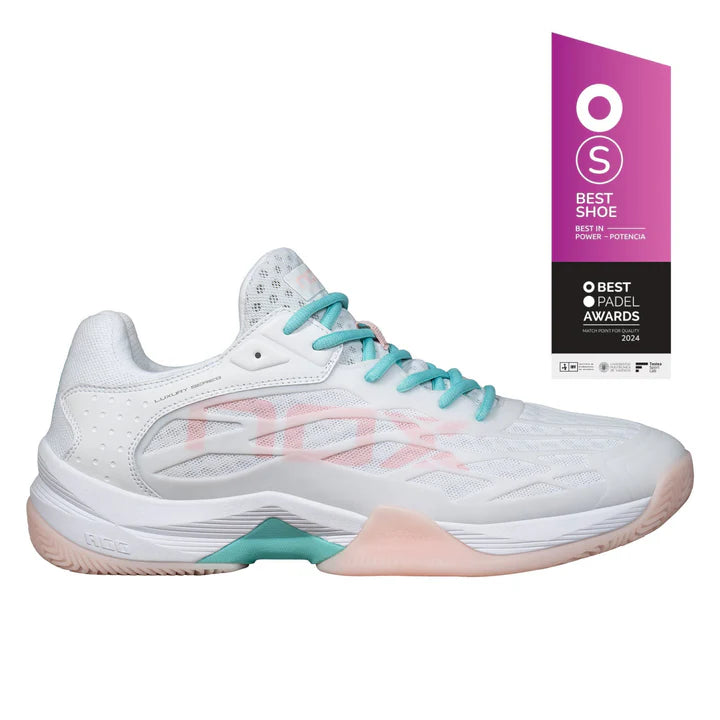 Padel shoes AT10 LUX White/Potpurri